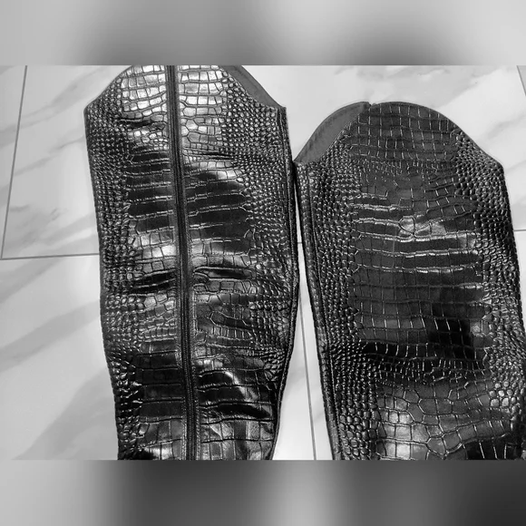 Jennifer Le Caiman Combat Boots - Picture 7 of 15